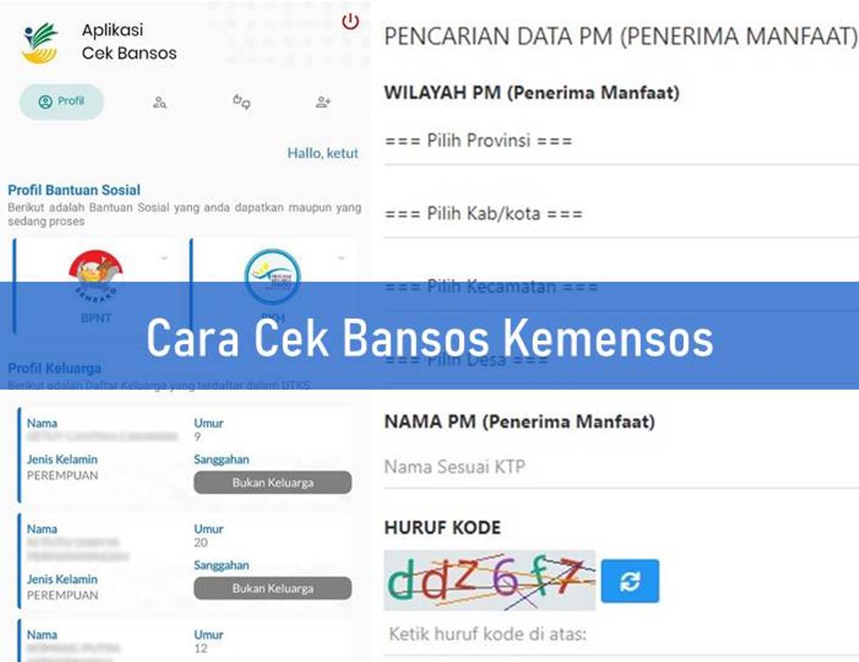 Ini Cara Cek Penerima Bansos Dengan KTP Melalui Online, Mudah Dan Cepat
