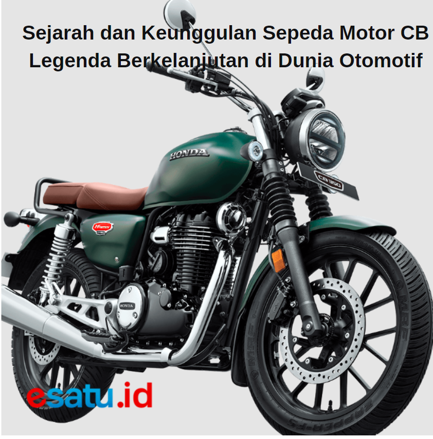 Sejarah dan Keunggulan Sepeda Motor CB Legenda Berkelanjutan di Dunia